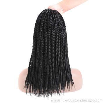 Synthetic senegalese nubian bulk extension twist crochet box braids crochet braid hair